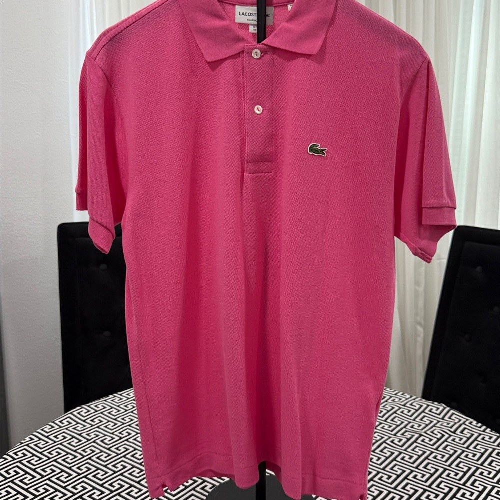 Lacoste Vibrant Pink Polo Shirt
